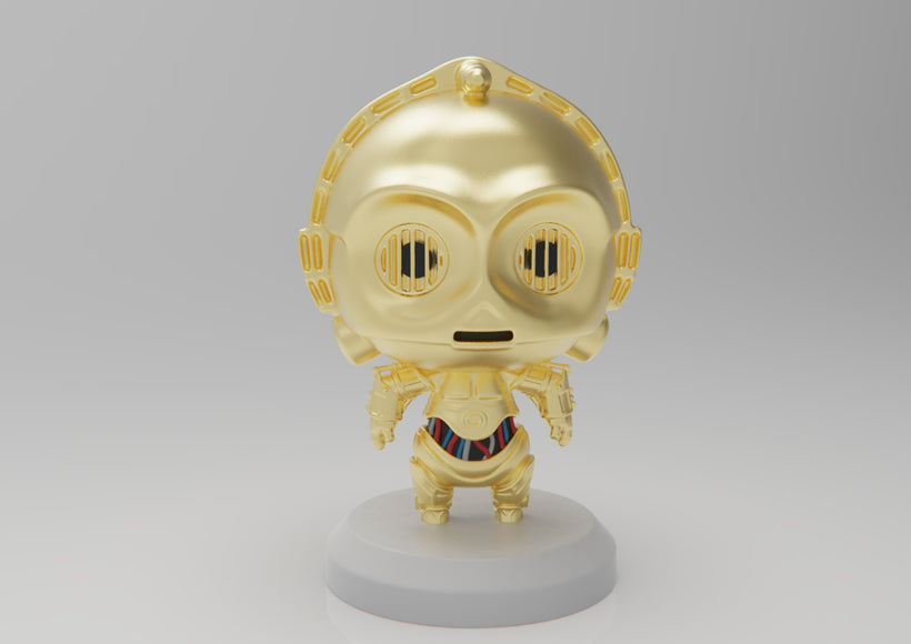 Star Wars C-3PO by PlaKit