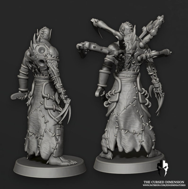 Cursed Dimensions: Coven Leader - Set 2 - Cursed Elves by Edge Miniatures