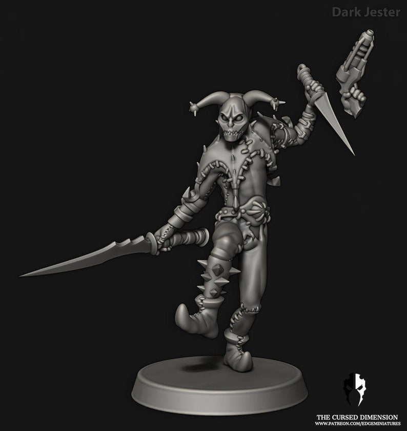 The Cursed Dimension: Dark Jester by Edge Miniatures