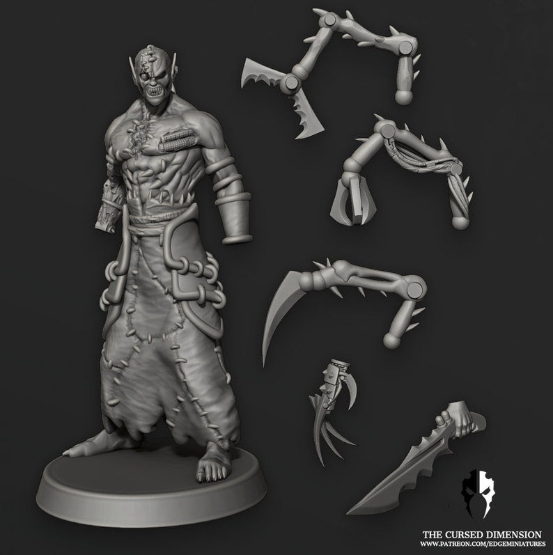 Cursed Dimensions: Coven Leader - Set 2 - Cursed Elves by Edge Miniatures