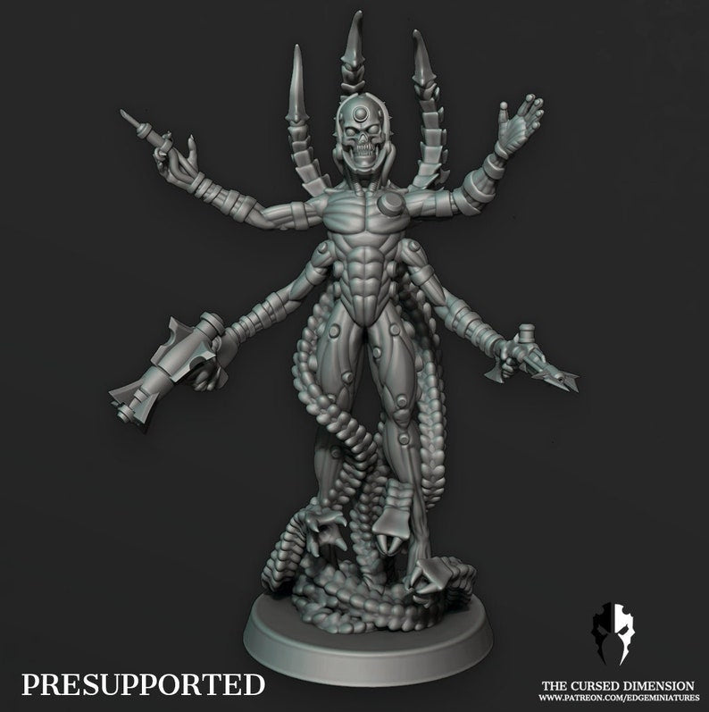 Cursed Dimensions: Coven Leader - Set 5 - Cursed Elves by Edge Miniatures