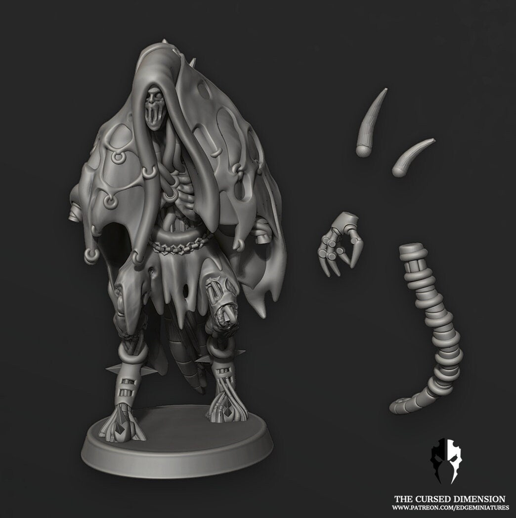 Cursed Dimensions: Coven Leader - All 6 Sets - Cursed Elves by Edge Miniatures