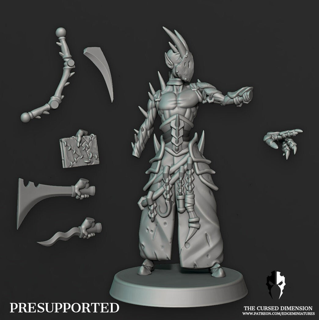 Cursed Dimensions: Coven Leader - All 6 Sets - Cursed Elves by Edge Miniatures