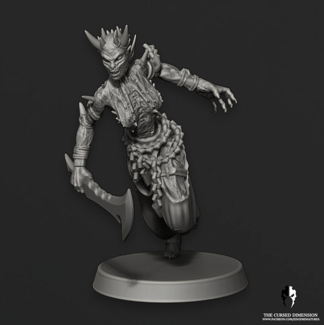 Cursed Warp Warriors – Cursed Elves by Edge Miniatures