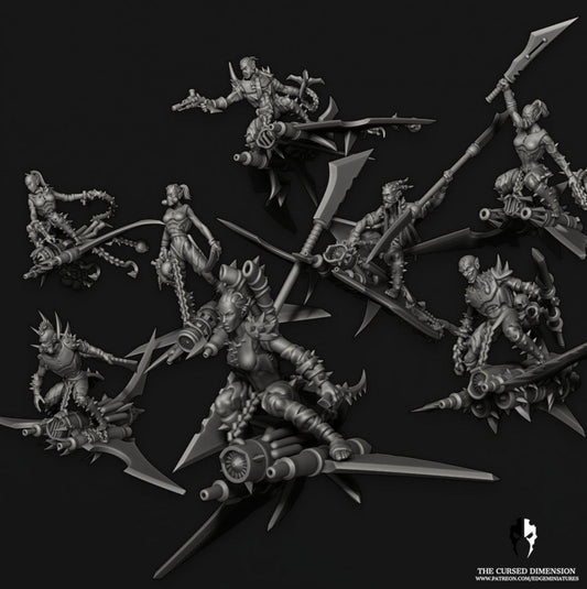Speed Demons – Cursed Elves by Edge Miniatures