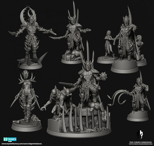 Armored Lords + Epic Lords – Cursed Elves by Edge Miniatures