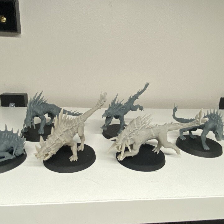Demon Dogs - Beasts – Cursed Elves by Edge Miniatures