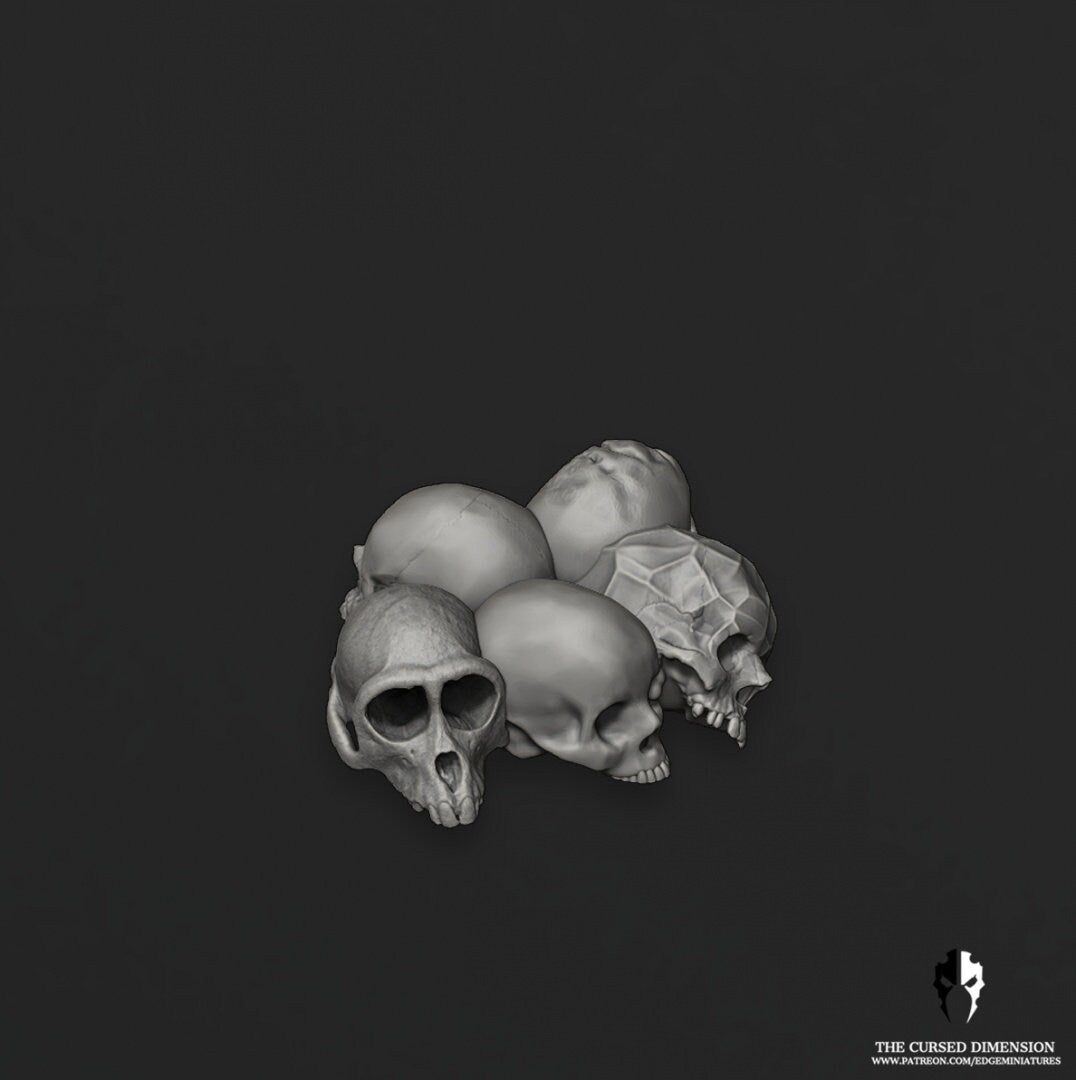 Skulls Props by Edge Miniatures