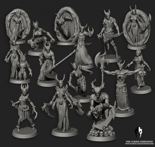 Cursed Warp Warriors – Cursed Elves by Edge Miniatures