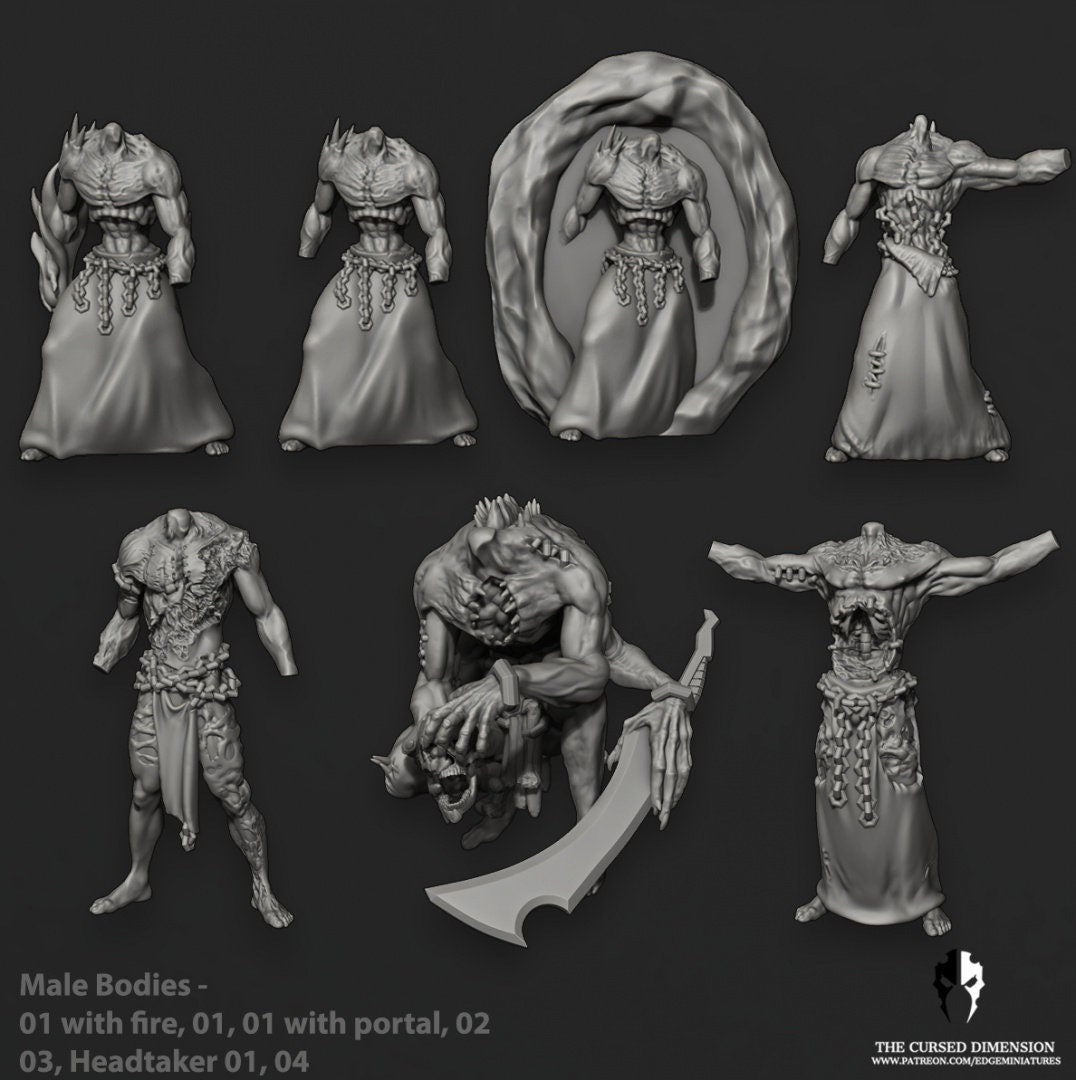Cursed Warp Warriors – Cursed Elves by Edge Miniatures