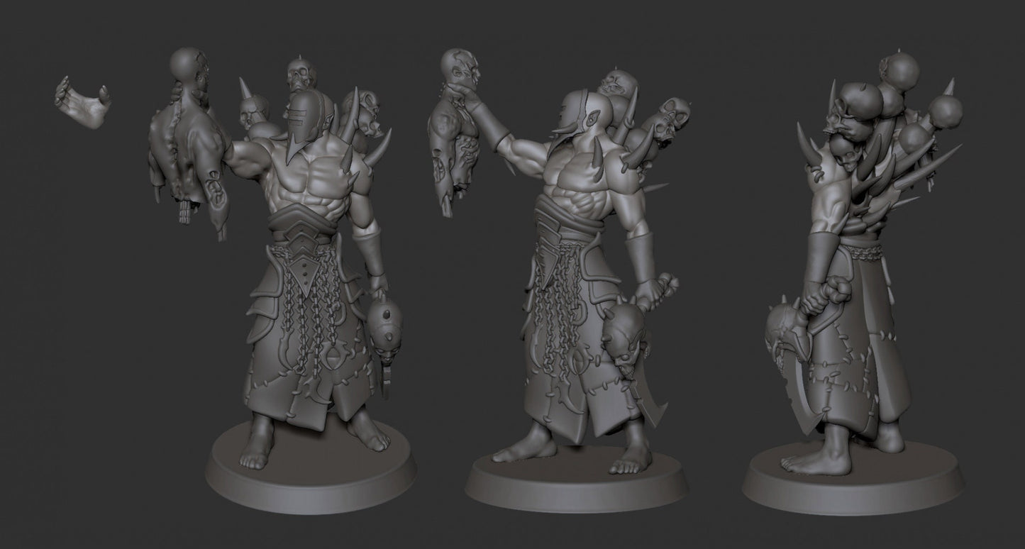 Wracked Warriors with Acolyte Leader – Cursed Elves by Edge Miniatures