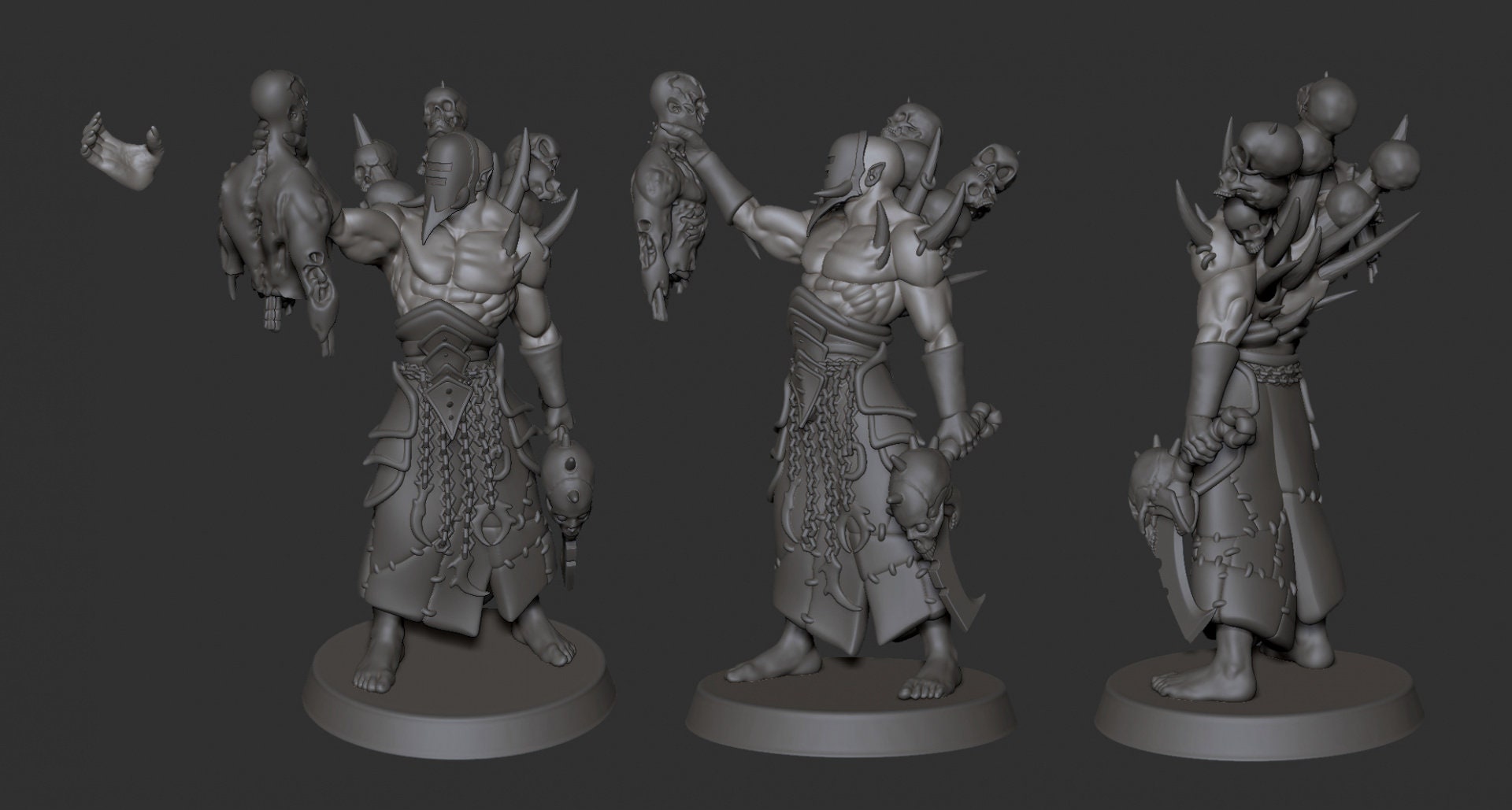 Wracked Warriors with Acolyte Leader – Cursed Elves by Edge Miniatures