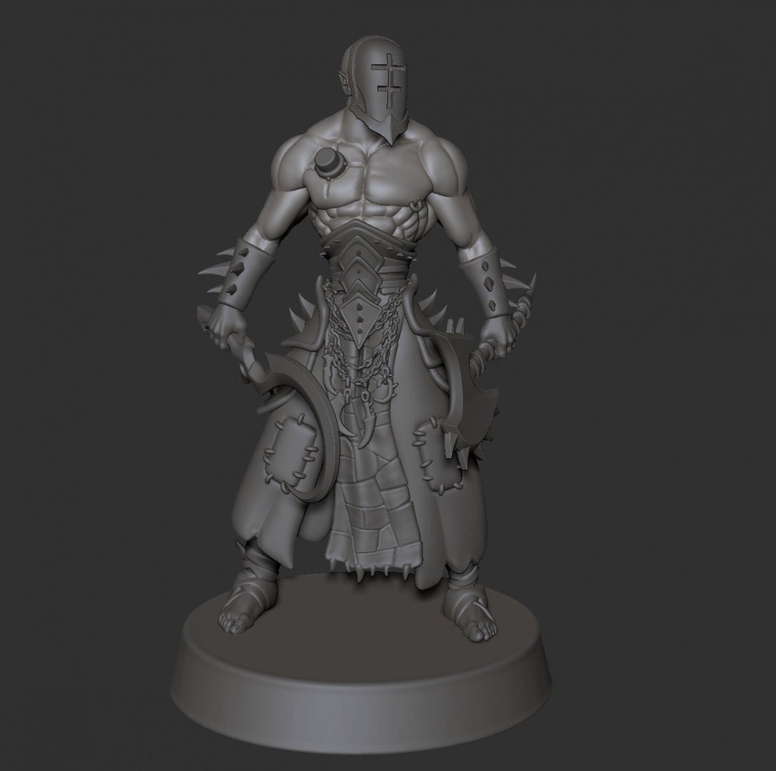Wracked Warriors with Acolyte Leader – Cursed Elves by Edge Miniatures