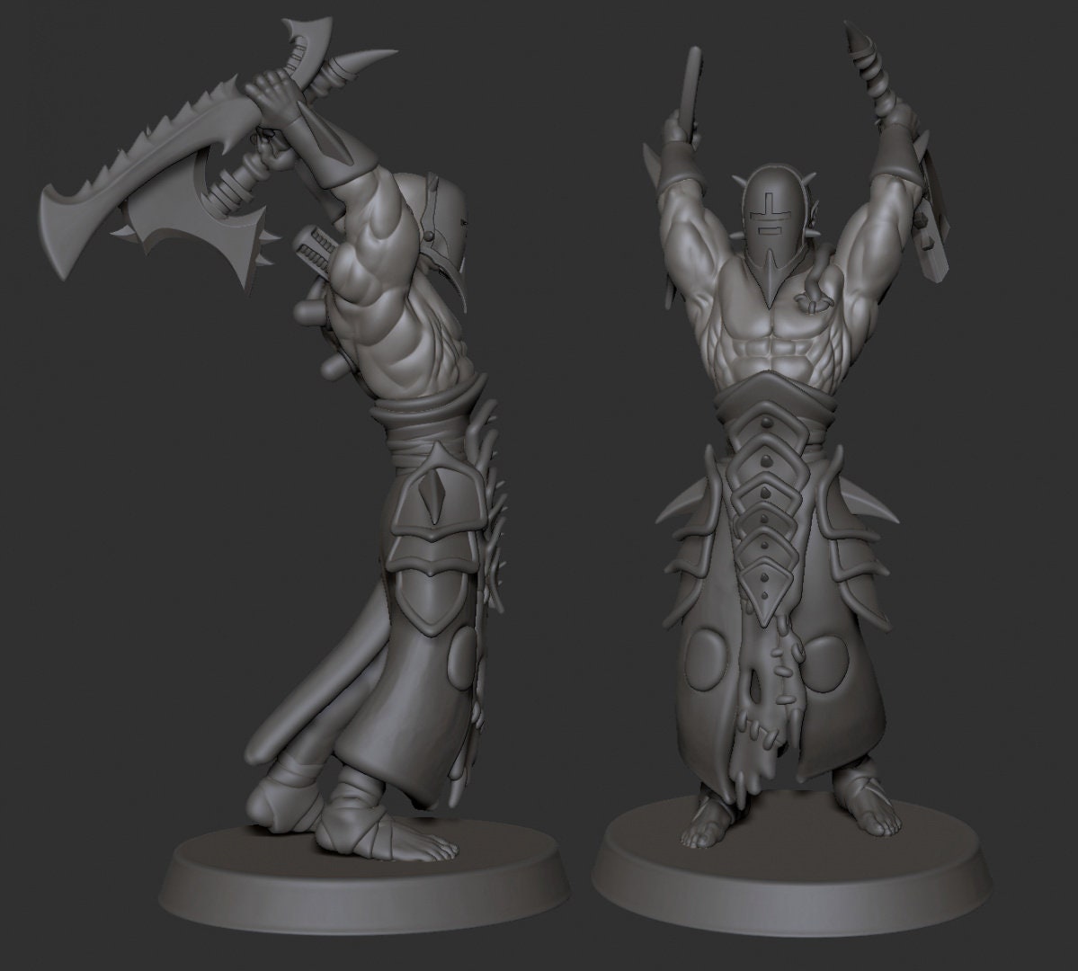 Wracked Warriors with Acolyte Leader – Cursed Elves by Edge Miniatures