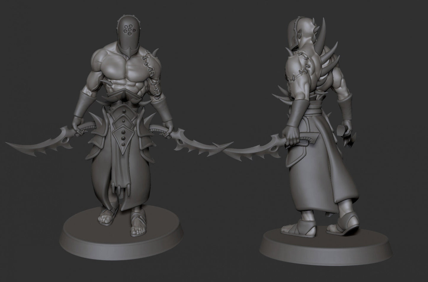 Wracked Warriors with Acolyte Leader – Cursed Elves by Edge Miniatures
