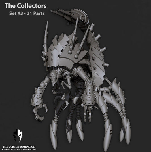 The Collector Set #3, 21 Poseable Parts – Cursed Elves by Edge Miniatures