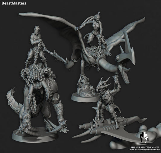 Beastmasters - Beasts - Cursed Elves Edge Miniatures