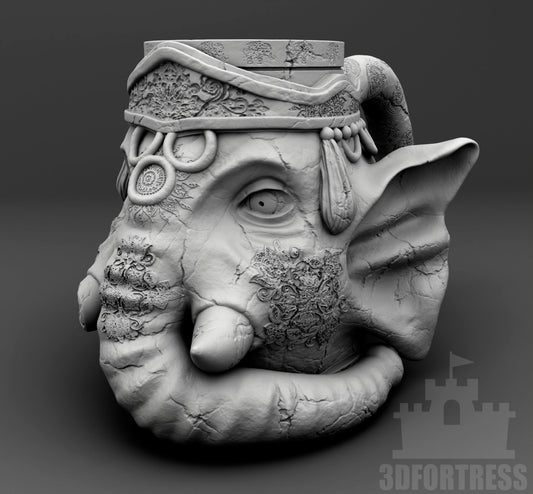 Ganesha Dice Mug by 3DFortress