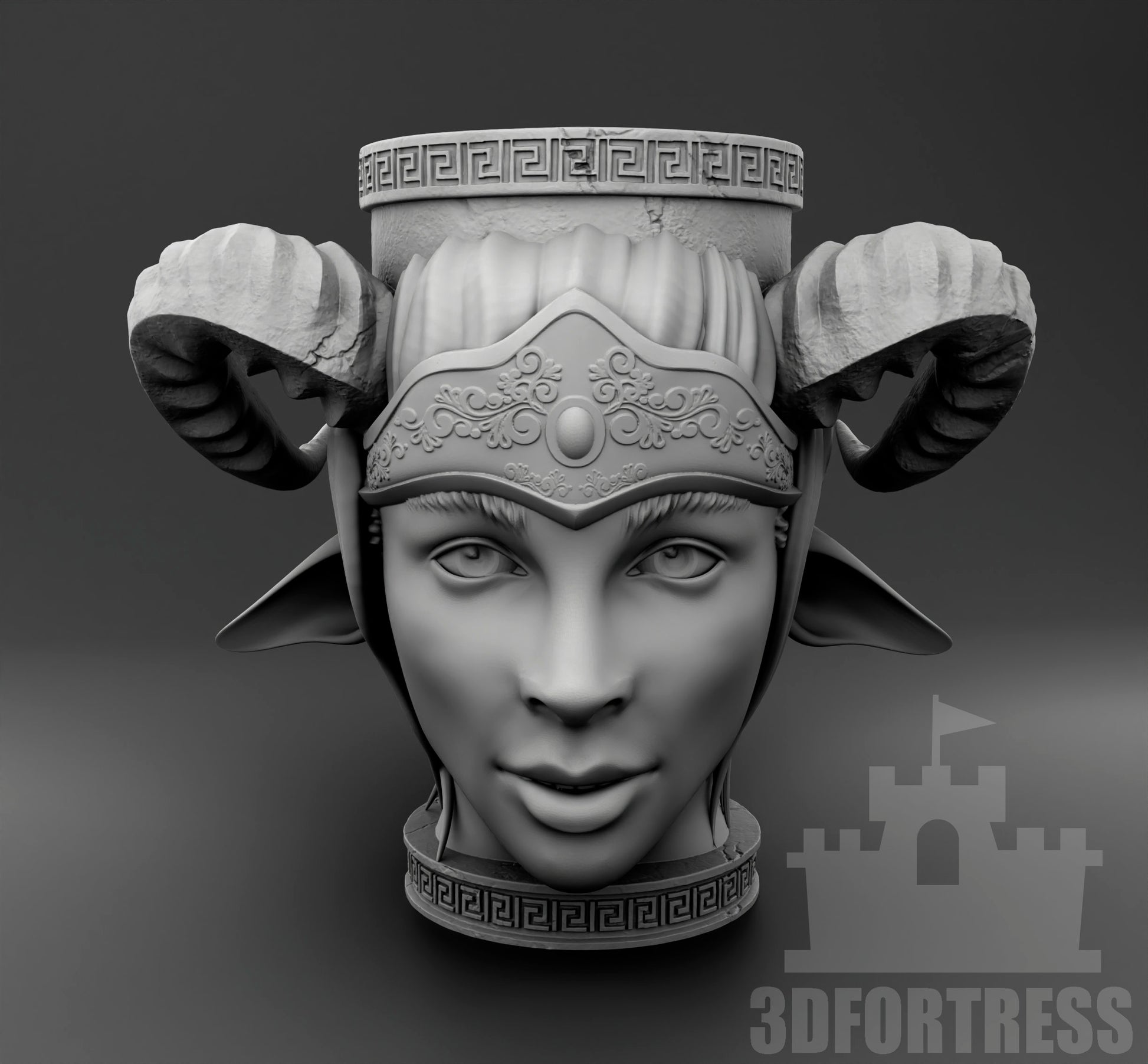 Fawn Dice Mug by 3DFortress