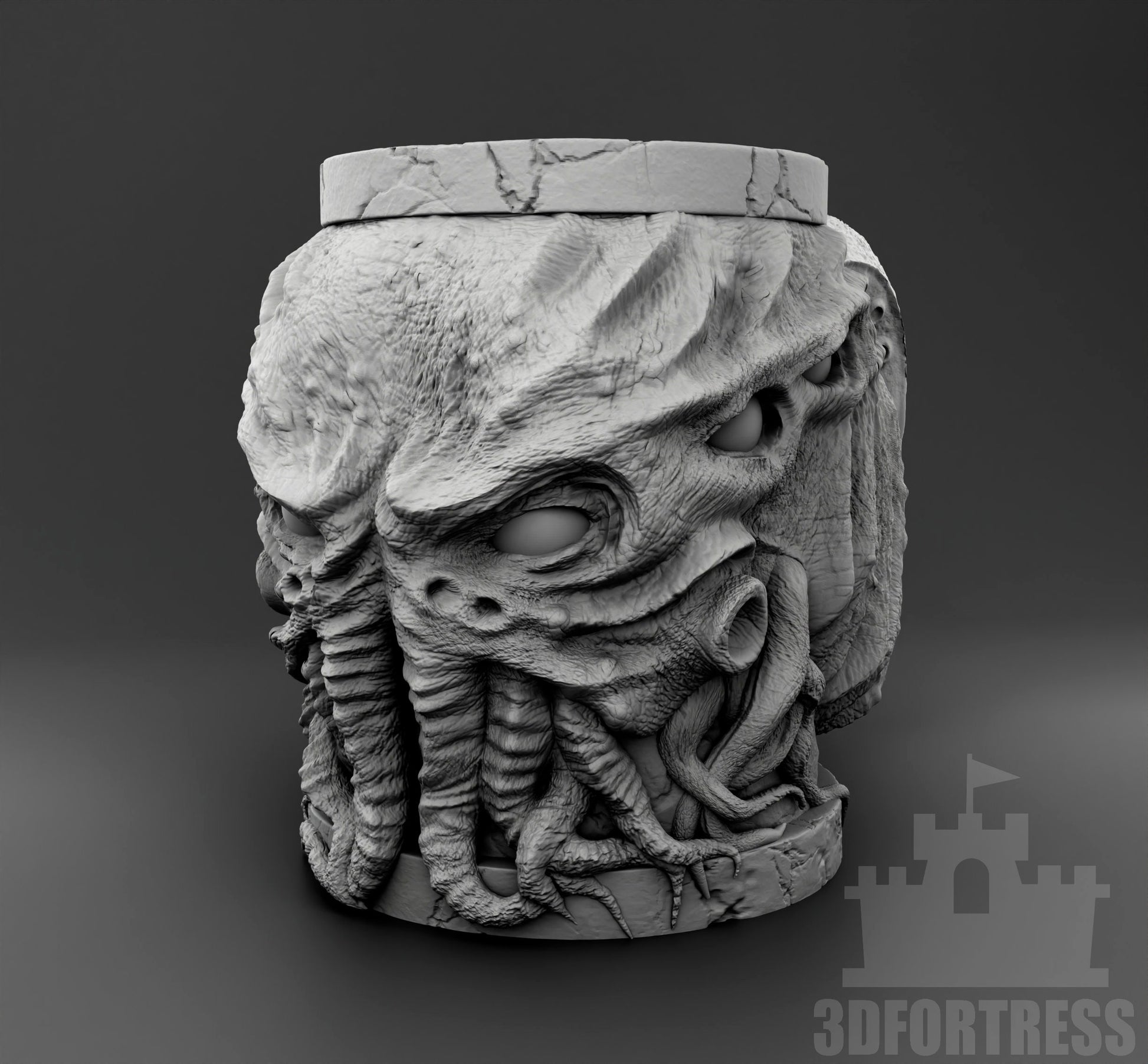 Cthulhu Dice Mug by 3DFortress