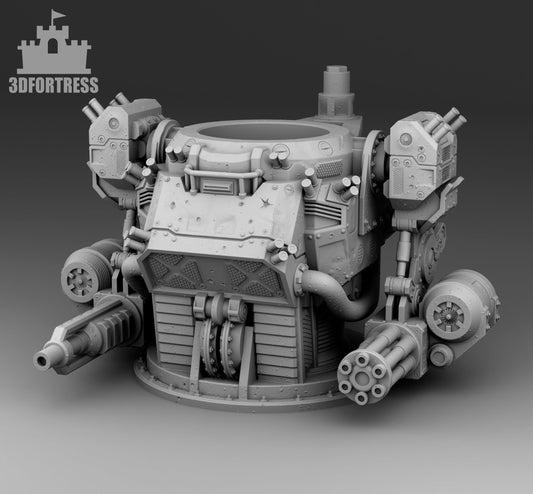 Combat Robot Dice Mug by 3DFortress