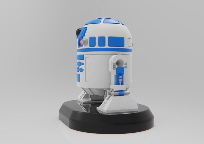 Star Wars R2-D2 by PlaKit