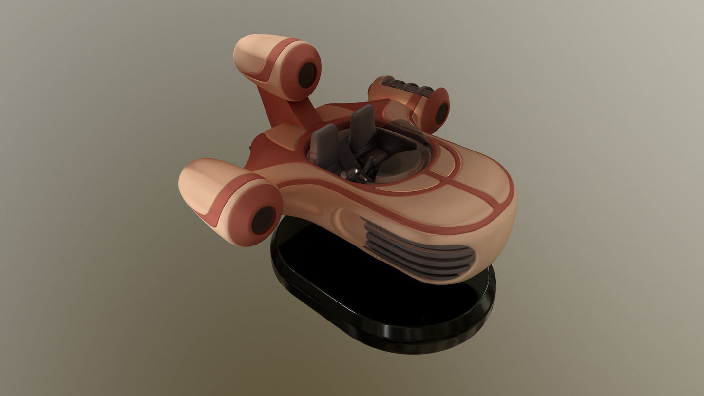 Star Wars Landspeeder by PlaKit