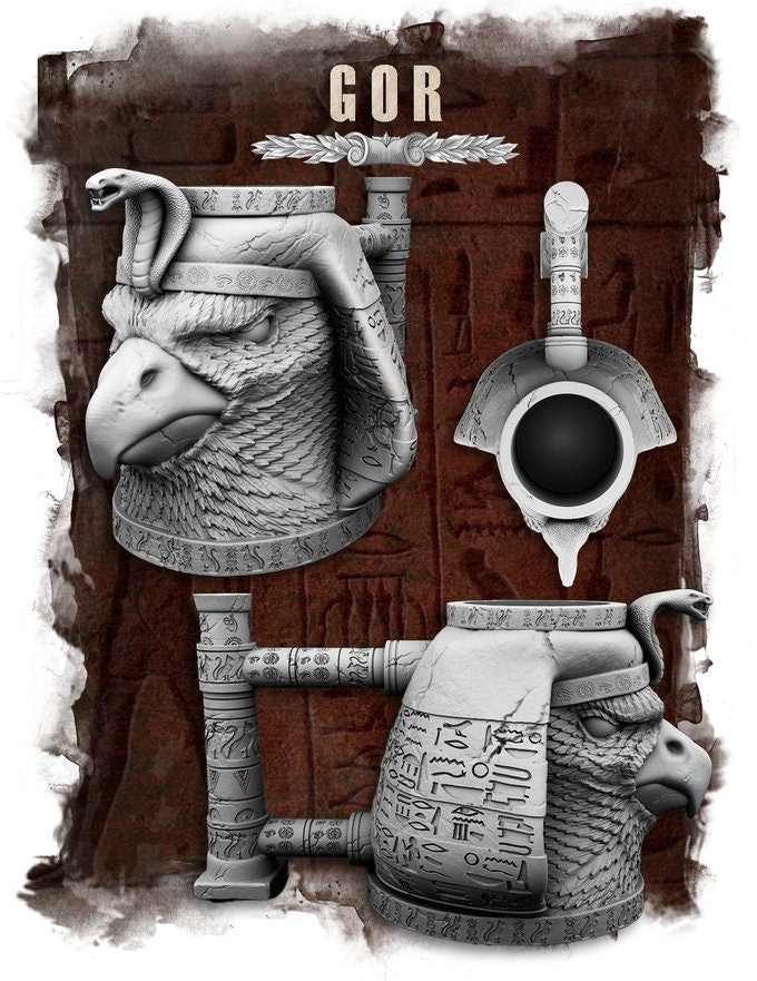 Horus (Gor) Dice Mug by 3DFortress