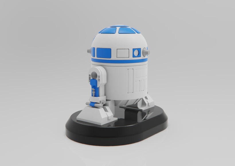 Star Wars R2-D2 by PlaKit