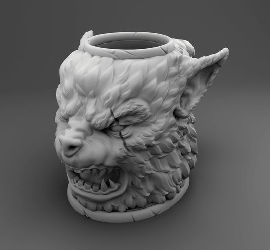 Werewolf Dice Mug by 3DFortress