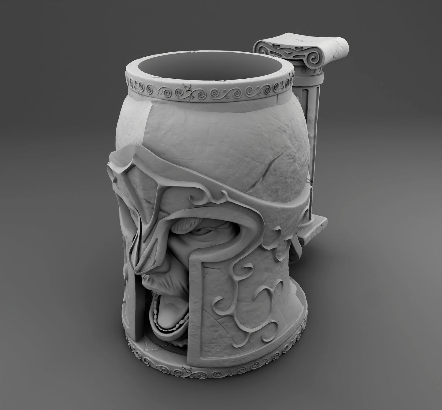 Spartanian Dice Mug by 3DFortress